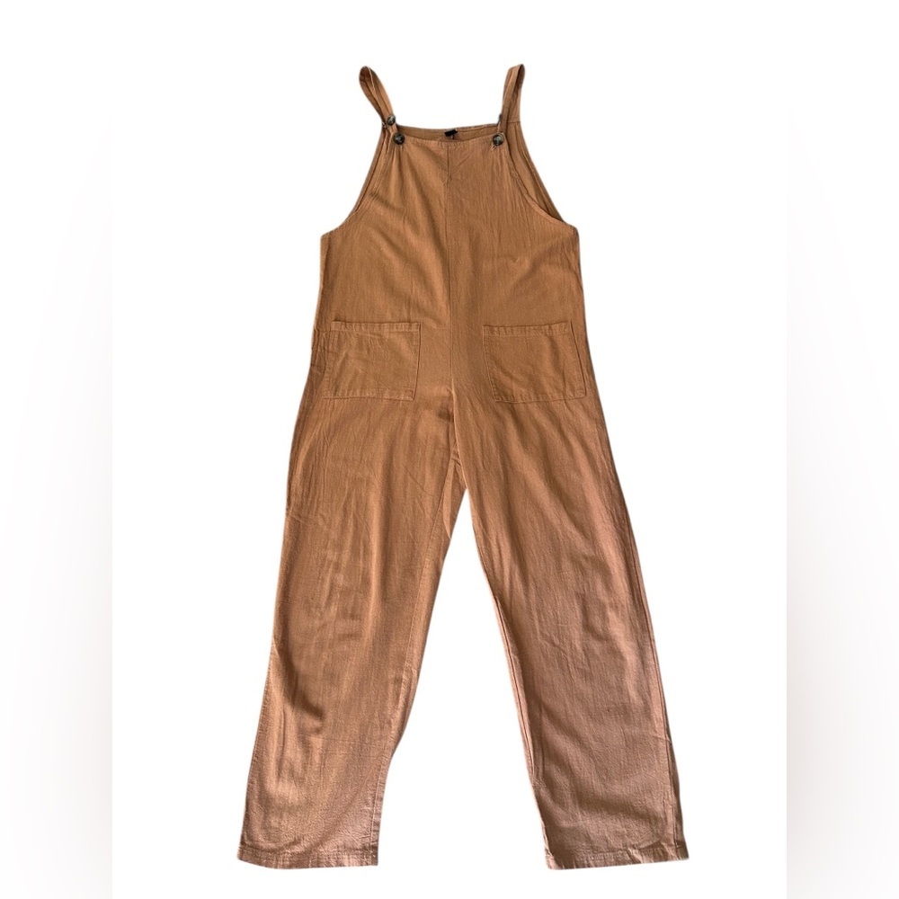 Shein | 100% Cotton Rust Overalls